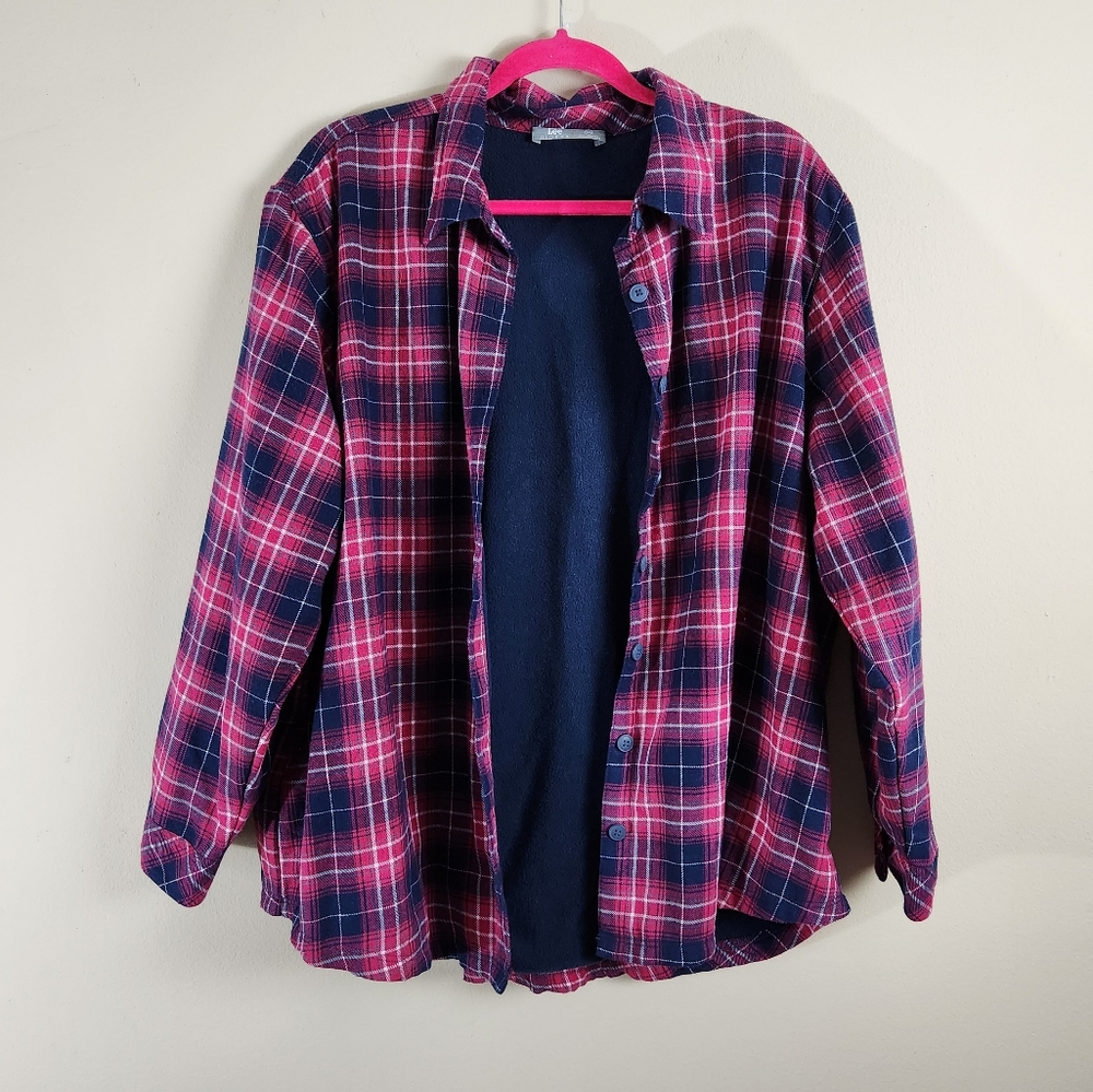 NWOT Lee Riders Plaid Shacket